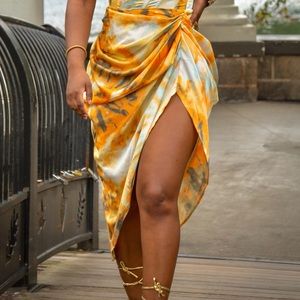 Tie dye PLT skirt